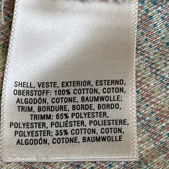 Pilcro and The Letterpress Cotton Button Front Striped Denim Skirt - Size 12 - Picture 6 of 8